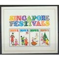 Singapore Stamps Scott #138 To 141 & 141a, MNH,...