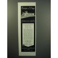 1933 Hamburg-American Line Cruise Ad - Europe i...