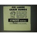 1953 Elmer's Glue-All Ad - Fix Loose Chair Rungs