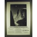 1985 Pacific Telesis Ad - Ansel Adams photo - The art of Preservation