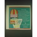 1985 Palm Beach Hilton Hotel Ad - For the privileged view