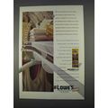 1996 Lowe's ClosetMaid Shelving Ad - Organized Chaos