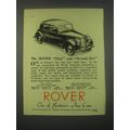 1949 Rover Cars Ad - The Rover Sixty and Seventy-Five