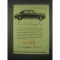 1949 Rover Seventy-Five Car Ad - Rover one of Britain's fine cars