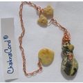 Chakracord Handmade Gemstone Pendulum Freyja 12...