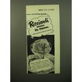 1950 Ricciardi French Chocolate Ice Cream Ad - Serve something special