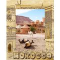 Morocco Laser Engraved Wood Picture Frame Portr...