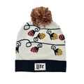 MILLER LITE HOLIDAY POM BEANIE-UNISEX-ONE SIZE ...