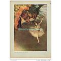 Prima Ballerina, E H G Degas , Book Illustratio...