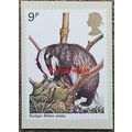 Badger (Meles meles), 9p Post Office Postcard P...