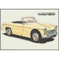 MG Midget Sports Car - Golden Era Postcard