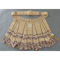 VINTAGE CREAM AND PASTEL CROCHETED APRON