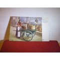 'HERRIN', illustrated songs.. used antique post...