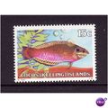 COCOS KEELING IS 1979 15c PINK WRASSE SG 38 U/M...