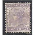 India 1900 SG116 2a Pale Violet Mounted Mint ..