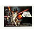 STAR WARS Mark Hamill, Harrison Ford Poster Art...