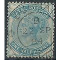 Natal 1882 SG97 1/2d Blue-Green Wmk Crown CA Fi...