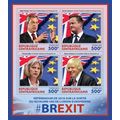 CENTRAL AFRICA 2016 SHEET MNH BREXIT MINISTERS ...