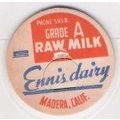 CA Madera Milk Bottle Cap Name/Subject: Ennis D...