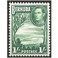 Bermuda 1938 SG115 1/- Green Mounted Mint . .. .