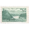 Germany 1947 (French Rheinland) - 84pf bluish g...