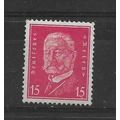Germany.SG432 15pf Pres van Hindenburg (Red).Mo...