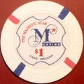 Majestic Star. $1 Casino Chip. Gary, IN. X13.