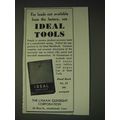 1936 Lyman Ideal Reloading Tools Ad - For loads not available from the factory