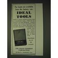 1936 Lyman Ideal Reloading Tools Ad - For loads...