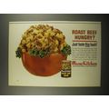 1964 Hormel Mary Kitchen Roast Beef Hash Ad - H...