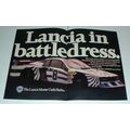 1980 2-pg Lancia Monte Carlo Turbo Car Ad - Bat...