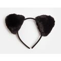 COAST Halloween Black Faux Fur Cat Ears - NEW (...