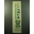 1950 Quaker State Motor Oil Ad - Quality is unexcelled Undaunted by Heat