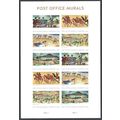 Post Office Murals Pane of 10 Current Rate Post...