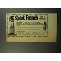 1956 Henry Holt & Co. Ad - Speak French like a Parisian!