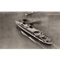 AK Le Havre The United States Ship Seen by Airp...