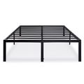 King size 18-inch High Rise Heavy Duty Metal Pl...
