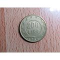 Italy 1984 200 Lire Coin