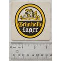 vintage Beer Mat - Grunhalle Lager
