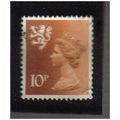 1971/93 GB SCOTLAND 10P BROWN F/U SGS29
