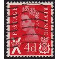 Great Britain 1969 Scotland 4d Bright Vermilion...