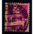 SWITZERLAND 1914 SG 287 20c PURPLE ON BUFF WILL...