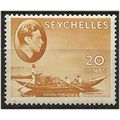 Seychelles 1941 SG140a 20c Brown Ochre Mounted ...