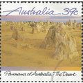 AUSTRALIA, Pinnacles Desert, yellow 1988, 37c, #4