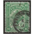Victoria 1885 SG272 10/- Dull Bluish-Green Fine...