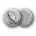 Praying Hands Serenity Pocket Coin with Two Fre...