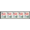 2280a 25c U.S. Flag Fine MNH PNC 13/5 V0660