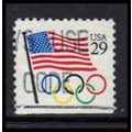 Used 2528 29c U.S. Flag Fine BPS A16618