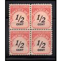 J88 1/2c Postage Due Fine MNH Blk/4 O7048