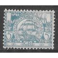 GB 1912 KG5 5d FIVE PENCE UNEMPLOYMENT INSURANC...